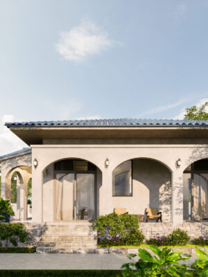 Biệt thự Mái Nhật 10x17m cực sang trọng ở Bảo Lộc